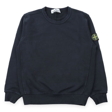 Stone Island Kids Wappen Patch Crewneck Sweatshirt (Navy) L1S16 6100005 S0040 V0020 10,12A 154765146 [P]