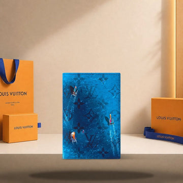 Louis Vuitton Passport Cover Catamaran Navy Blue M28806 158173746 [P]
