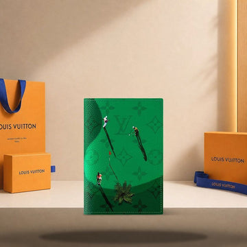 Louis Vuitton Passport Cover Golf Green M14875 158173802 [P]