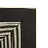 totes Centered Monogram Silk Scarf Black 152206619 [P]