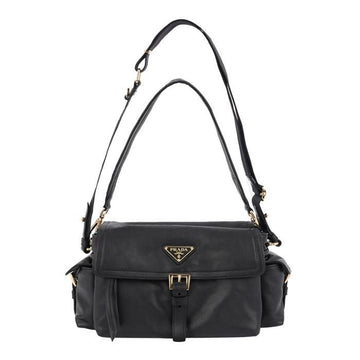 PRADA Exklusive mittelgroße Nappa Schultertasche 158174685 [P]