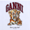 GANNI Damen T-Shirt Kurzarm A1050060 151 157204362 [P]