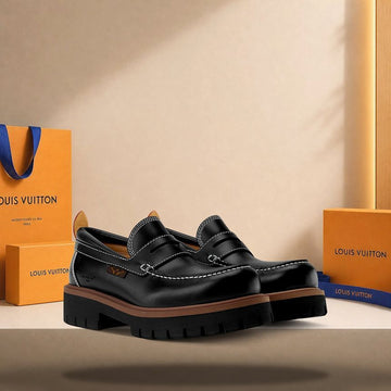 LOUIS VUITTON Remix Loafer Schwarz 158370518 [P]