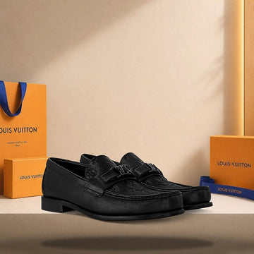 LOUIS VUITTON メイジャーローファー ブラック 158370525 [P]