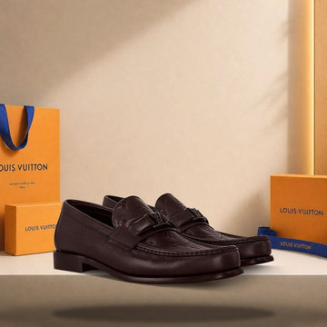 Louis Vuitton Major Loafers Mocha Brown 158180040 [P]