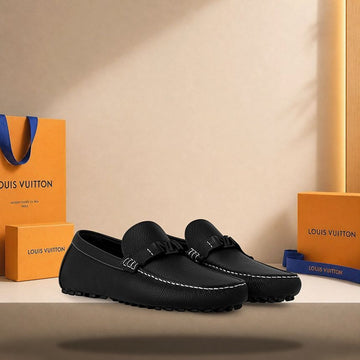 Louis Vuitton Silverstone Moccasin Black 158180110 [P]