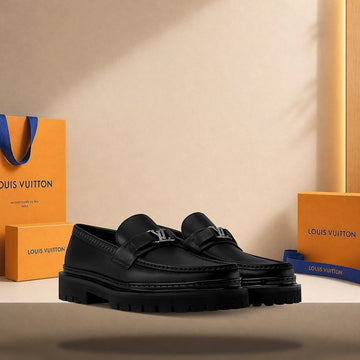 Louis Vuitton Major Loafer Black 158180208 [P]