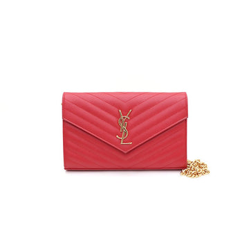 SAINT LAURENT Monogram Envelope Schultertasche mit goldener Kette und Crossbody-Option 393953 158183768 [P]