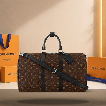 LOUIS VUITTON Keepall 45 Bandoulière mit Ledergriff M56711 158185344 [P]