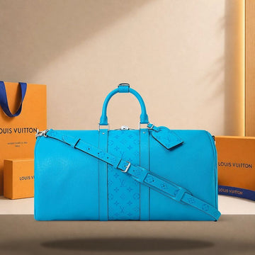 LOUIS VUITTON Keepall Bandouliere 50 - Tropische Blau M27791 158185449 [P]