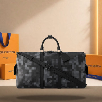 Louis Vuitton Keepall Bandoulière 50 Black M14957 158185513 [P]