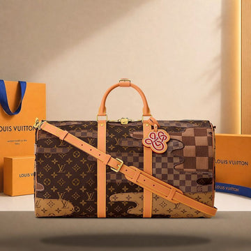 Louis Vuitton Keepall Bandoulière 50 Brown 158185544 [P]