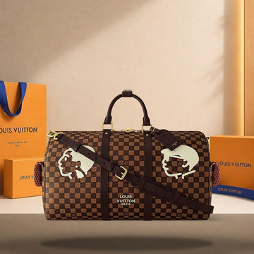 Louis Vuitton Keepall Bandouliere 50 Round Square Silhouette N40799 158185551 [P]