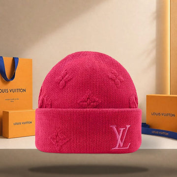 LOUIS VUITTON モノグラム ヘリテージ ビーニー ピンク M97781 158187394 [P]