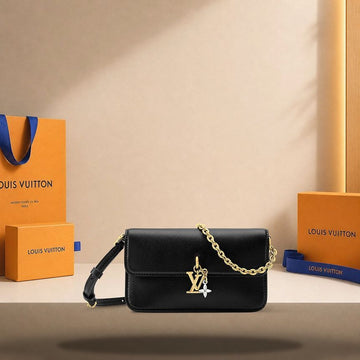 LOUIS VUITTON チェーン付きウォレット LVブルーム ブラック M29457 158188613 [P]