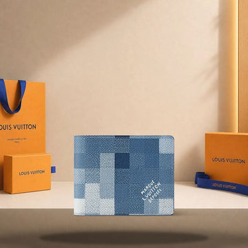 LOUIS VUITTON スレンド ウォレット インディゴ ブルー M28591 158188864 [P]