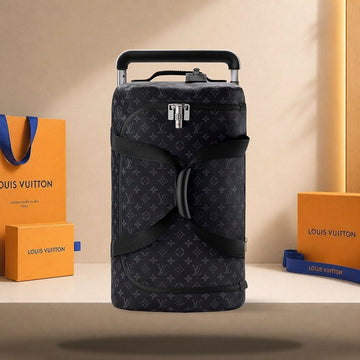 Louis Vuitton Horizon Soft Duffle 55 Monogram Eclipse Coated Canvas 158189048 [P]