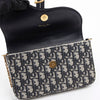 DIOR サドル チェーン ポーチ ブルー オブリーク ジャカード 157892631 [P]