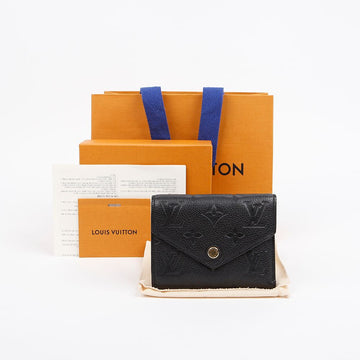 Louis Vuitton Monogram Enpriente Women's Wallet Black with Gold Hardware 157895319 [P]