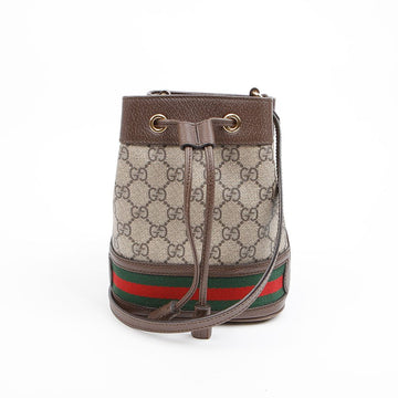 GUCCI Ophidia GG Mini Bucket Bag Braun 157897366 [P]