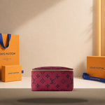 LOUIS VUITTON Packing Cube PM Monogram Rot M25788 158190742 [P]