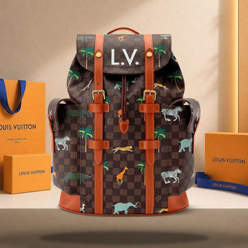 LOUIS VUITTON Christopher MM x The Darjeeling Limited Brown 158190746 [P]