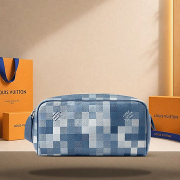 Louis Vuitton Dopp Kit Denim Blue 158190783 [P]