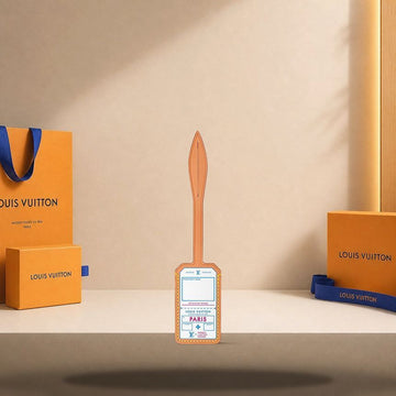 LOUIS VUITTON Grand Tour Gepäckanhänger aus Naturleder M14888 158191325 [P]