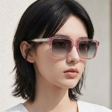Isabel Marant Sunglasses IM0165S 35J9O Transparent Pink Square Unique Horn Frame 139988241 [P]