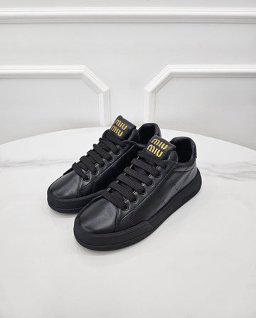 MIU MIU レザー トレーナー スニーカー 5E916D 36 158191380 [P]