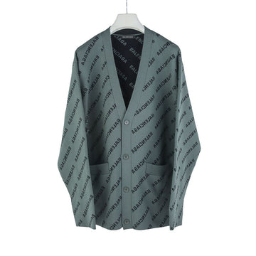 BALENCIAGA Allover-Logo-Cardigan 3 Größe 37481Y 158192214 [P]