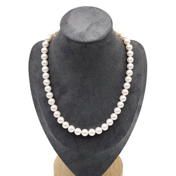 Tasaki Silver Akoya Pearl Necklace 8.5mm 158195559 [P]