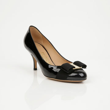 SALVATORE FERRAGAMO Balaribbon Pumps Schwarz 158089032 [P]