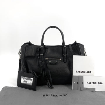 BALENCIAGA パピエール A6 トートバッグ兼ショルダーバッグ 370926 158196352 [P]