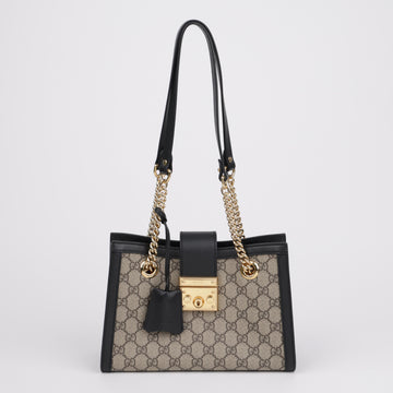 Gucci Padlock Chain Shoulder Bag Black 157891589 [P]