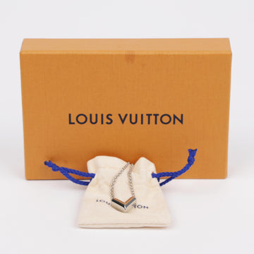 LOUIS VUITTON エッセンシャル V サプリメント ネックレス シルバー 158091029 [P]