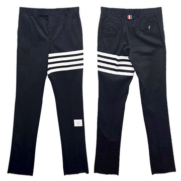 Thom Browne Cotton Twill Knit 4 Bar Unconstructed Chino Pants Navy 415 (MTU245A 03788 415) 149807223 [P]