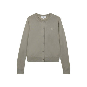 MAISON KITSUNE Damen Baby Fox Merino Regular Cardigan T-Shirt Leafe MW00507KT1181-0450 151644280 [P]