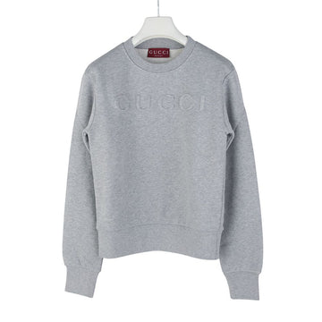 GUCCI Cotton Jersey Crew Neck Sweatshirt XS 37485-2 158198422 [P]