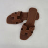 Hermes Oran Sandals Gold H021056Z03 158198575 [P]