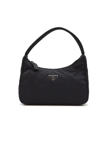 Prada Re-Nylon Hobo Bag Black Condition B+ 158198949 [P]