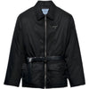 PRADA L Nylon Gänsedaunen Gürteljacke 158202286 [P]