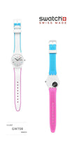 SWATCH EDGYLINE ユニセックス ウレタンウォッチ 146942875 [P]