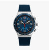 Swatch YVS454 IRONY BLUE GRID Chronograph Men's Urethane Watch 146946251 [P]