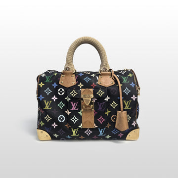 LOUIS VUITTON Monogram Multi-Farben Speedy 30 Tote Bag M92642 158213765 [P]