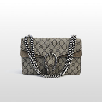 GUCCI Dionysos GG Supreme Canvas Medium Chain Schultertasche Beige 400249 158214898 [P]