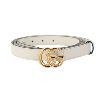 Gucci GG Marmont Gold Buckle Thin Belt 115/46 37489Y 158225303 [P]