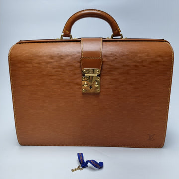 LOUIS VUITTON Doktortasche aus Epiphanium-Leder, Kamel (Hochwertig, Unisex Aktentasche) 158226845 [P]