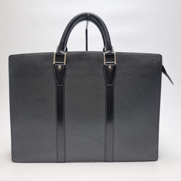 LOUIS VUITTON Taiga Lozan Schwarze Aktentasche Unisex (Hochwertige Dokumententasche, Innen gut) 158227876 [P]