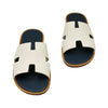 HERMES Blanc Gourmet Sandalen Blau Celestine Herren 42.5 158229448 [P]